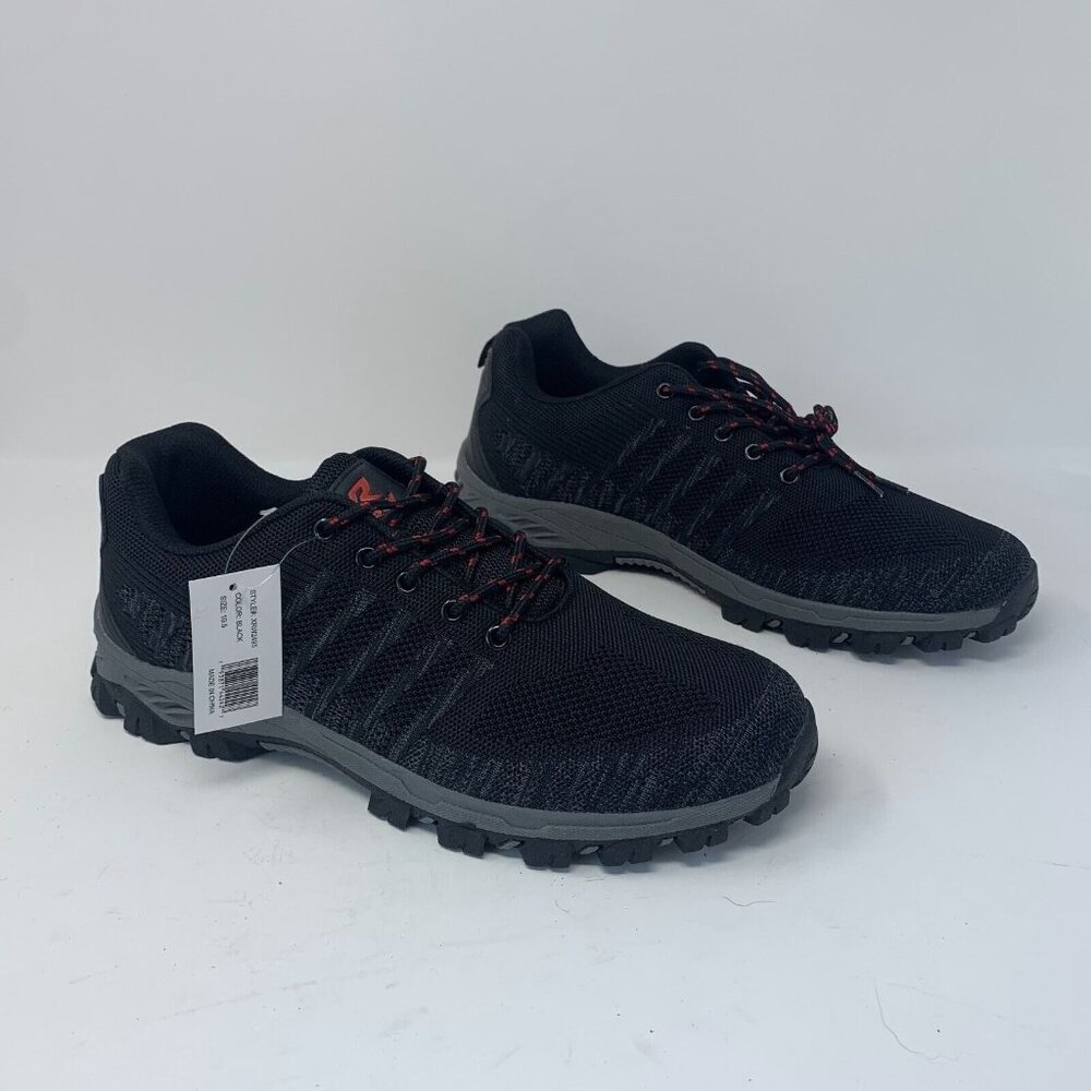 Xray Footwear Rick‎ XRW2495 Sneakers Men's 10.5 Black Knit Athletic Shoes 8130